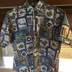 Reyn Spooner Mele Kalikimaka Limited Issue Christmas Shirt